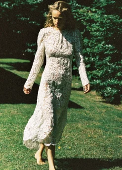 Outlet Sea New York Agathe L/S Dress Cream