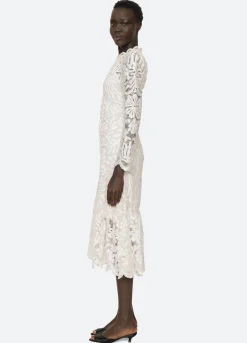 Outlet Sea New York Agathe L/S Dress Cream