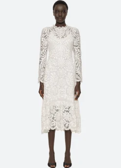 Outlet Sea New York Agathe L/S Dress Cream