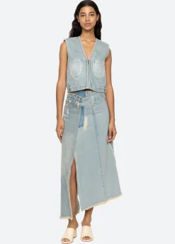 Hot Sea New York Alba Skirt Blue