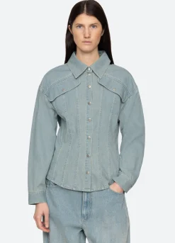 Clearance Sea New York Alba Top Blue