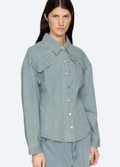 Clearance Sea New York Alba Top Blue