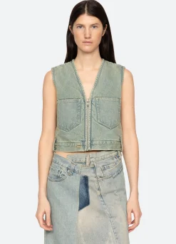 Fashion Sea New York Alba Vest Blue