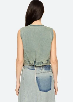 Fashion Sea New York Alba Vest Blue