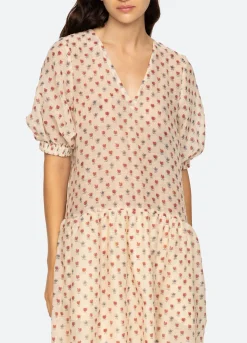Sale Sea New York Alexis Dress Cream