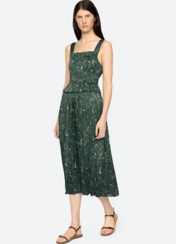 Sale Sea New York Amara Ruched Dress Green