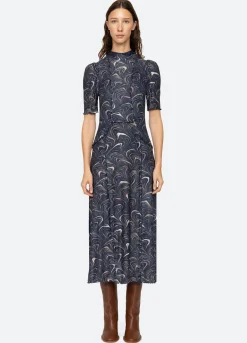 Hot Sea New York Amara S/S Dress Navy
