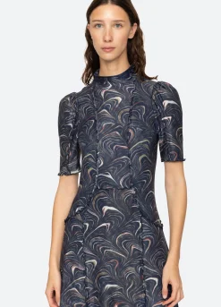 Hot Sea New York Amara S/S Dress Navy