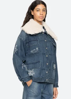 Hot Sea New York Amari Jacket Blue