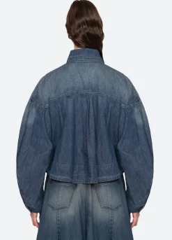 Best Sea New York Amari Shirt Jacket Blue