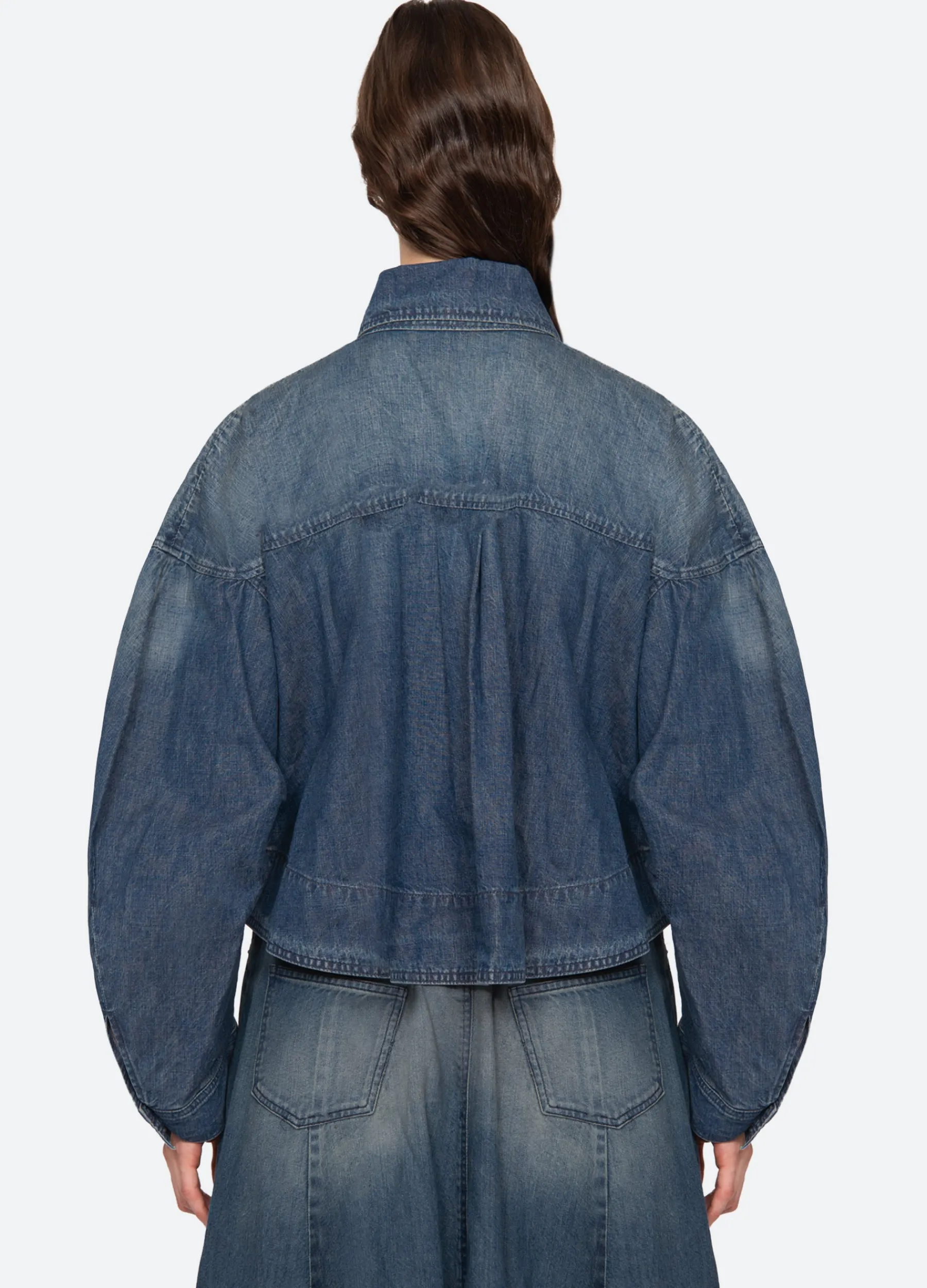 Best Sea New York Amari Shirt Jacket Blue