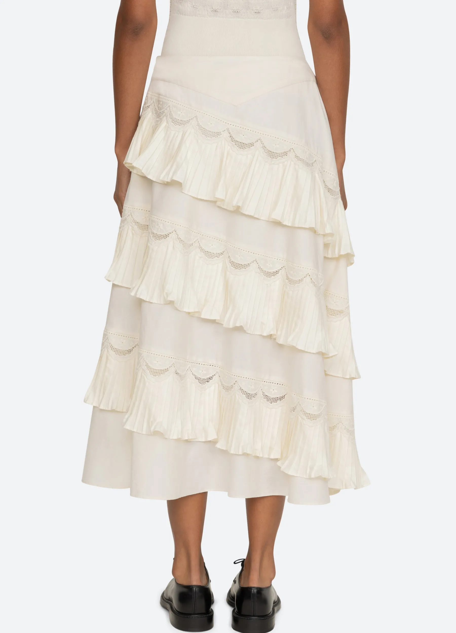Discount Sea New York Antonina Skirt Cream