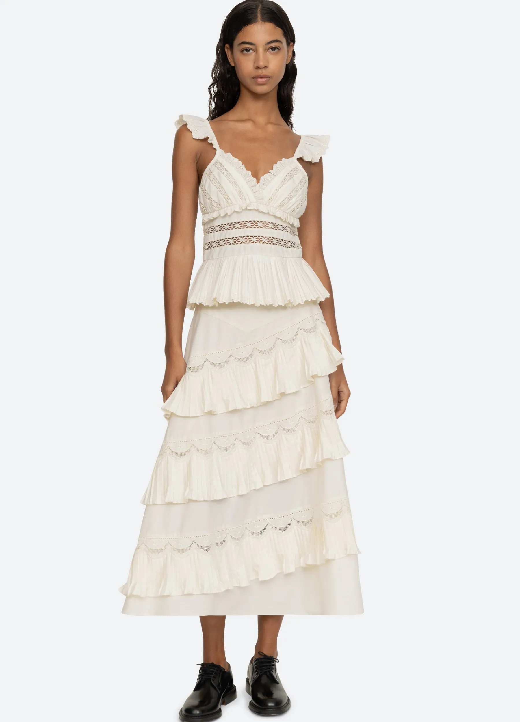 Discount Sea New York Antonina Skirt Cream