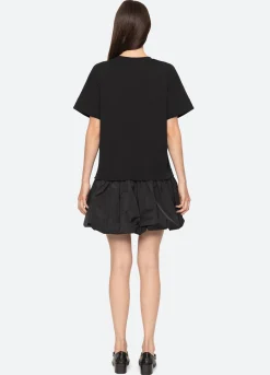 Clearance Sea New York Belen T-Shirt Dress Black