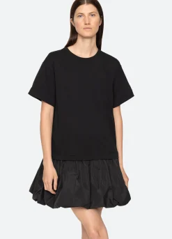 Clearance Sea New York Belen T-Shirt Dress Black
