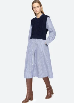 Sale Sea New York Caleb Dress Navy