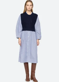 Sale Sea New York Caleb Dress Navy