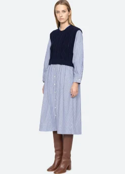 Sale Sea New York Caleb Dress Navy