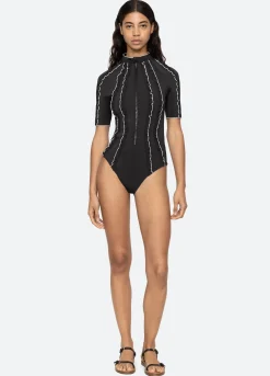 New Sea New York Camille One Piece Black