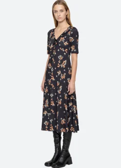 Clearance Sea New York Cerise Dress Multi