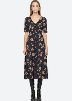 Clearance Sea New York Cerise Dress Multi