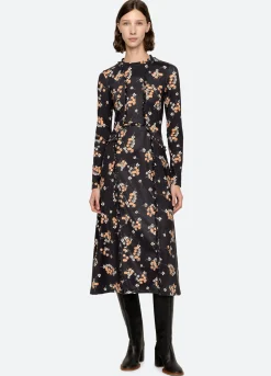 Fashion Sea New York Cerise L/S Dress Multi