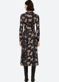 Fashion Sea New York Cerise L/S Dress Multi