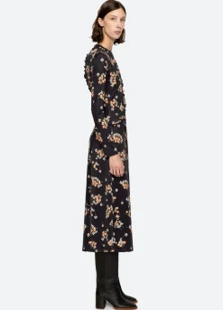 Fashion Sea New York Cerise L/S Dress Multi