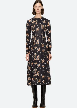 Fashion Sea New York Cerise L/S Dress Multi