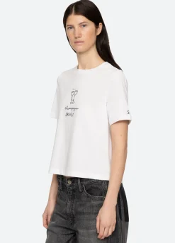 New Sea New York Champagne T-Shirt White