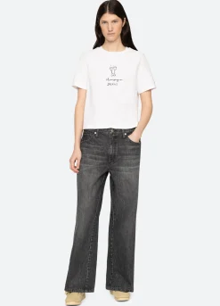 New Sea New York Champagne T-Shirt White