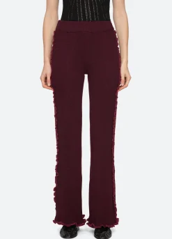 Fashion Sea New York Clare Pants Burgundy