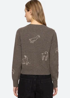 Outlet Sea New York Demi Cardigan Gray
