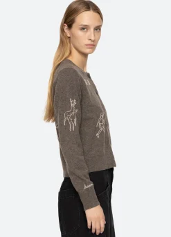 Outlet Sea New York Demi Cardigan Gray