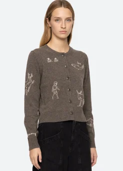 Outlet Sea New York Demi Cardigan Gray