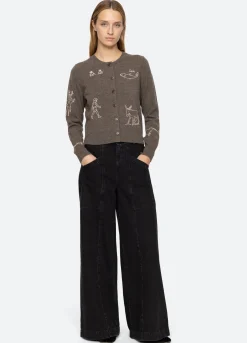 Outlet Sea New York Demi Cardigan Gray