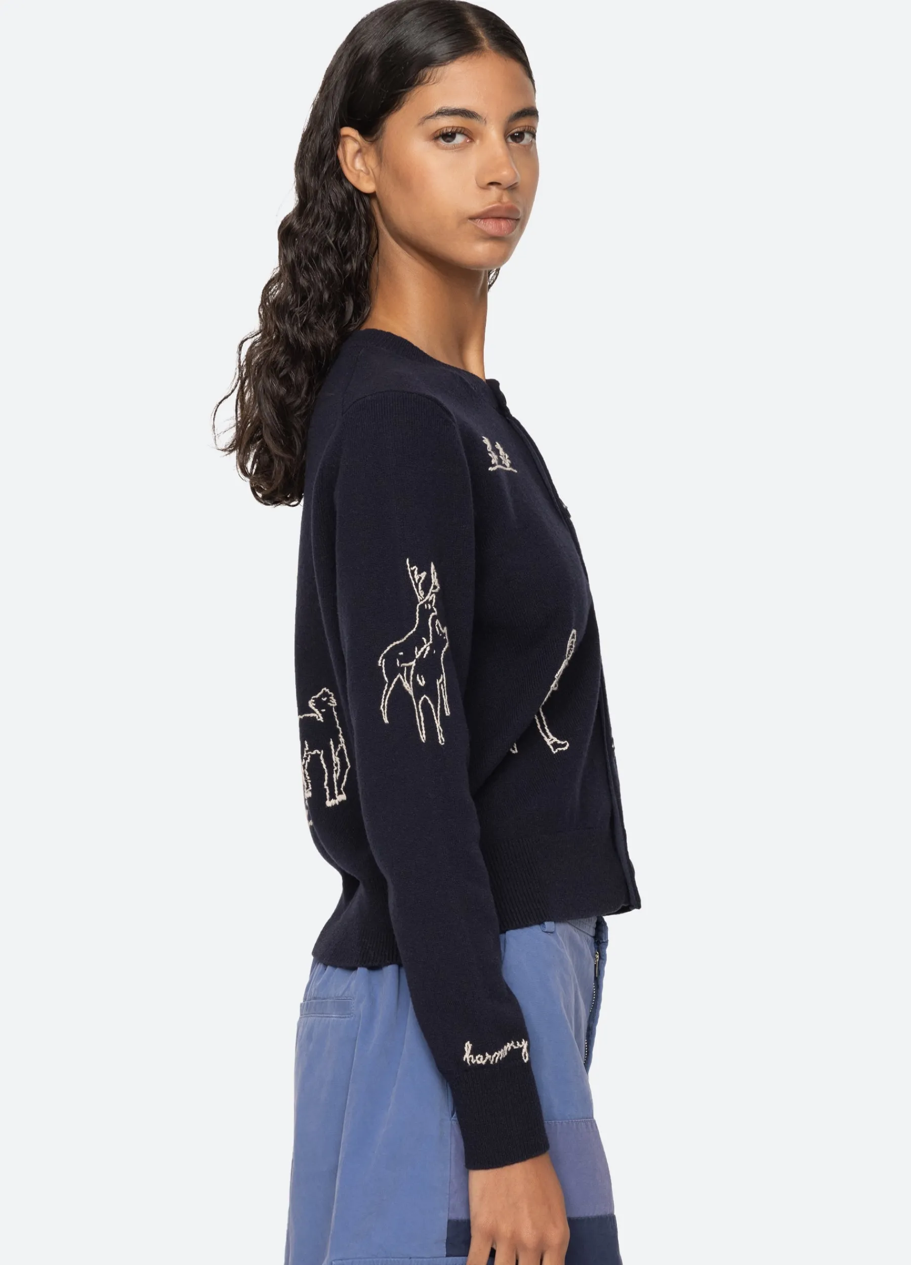 New Sea New York Demi Cardigan Navy