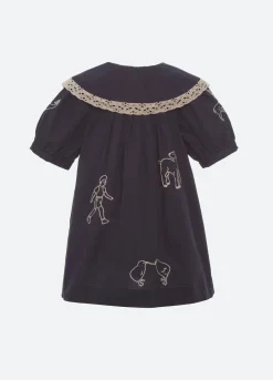Hot Sea New York Demi Kids Dress Navy