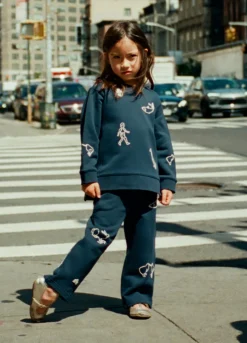 Fashion Sea New York Demi Kids Sweatshirt Navy