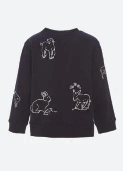Fashion Sea New York Demi Kids Sweatshirt Navy