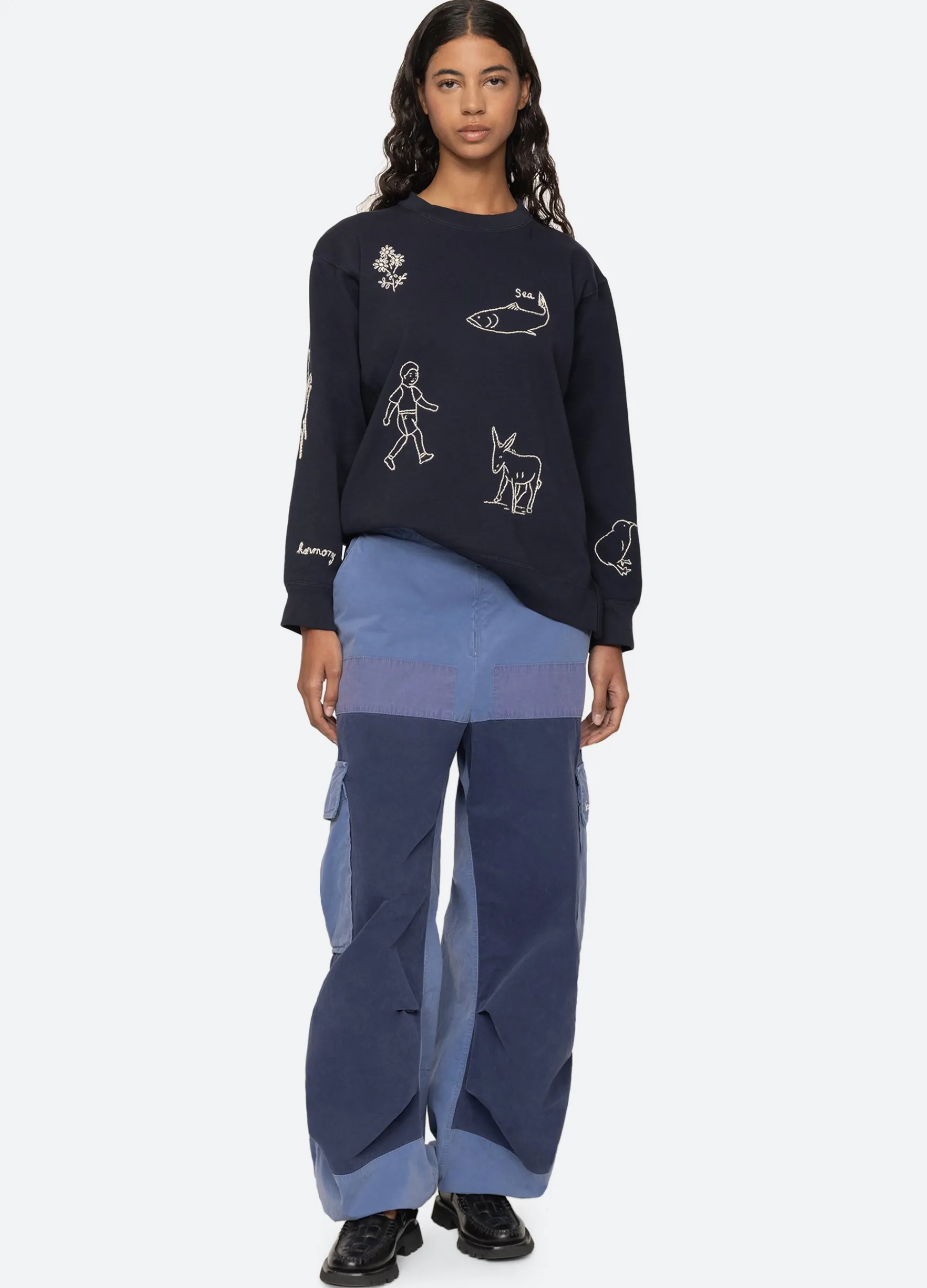 Hot Sea New York Demi Pants Blue