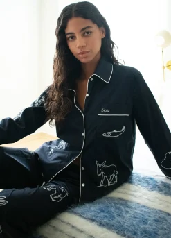 Online Sea New York Demi PJ Set Navy