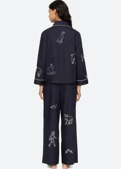 Online Sea New York Demi PJ Set Navy
