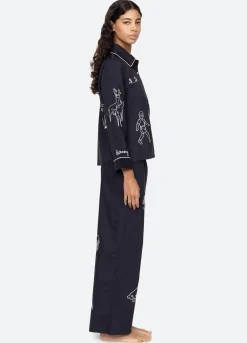 Online Sea New York Demi PJ Set Navy