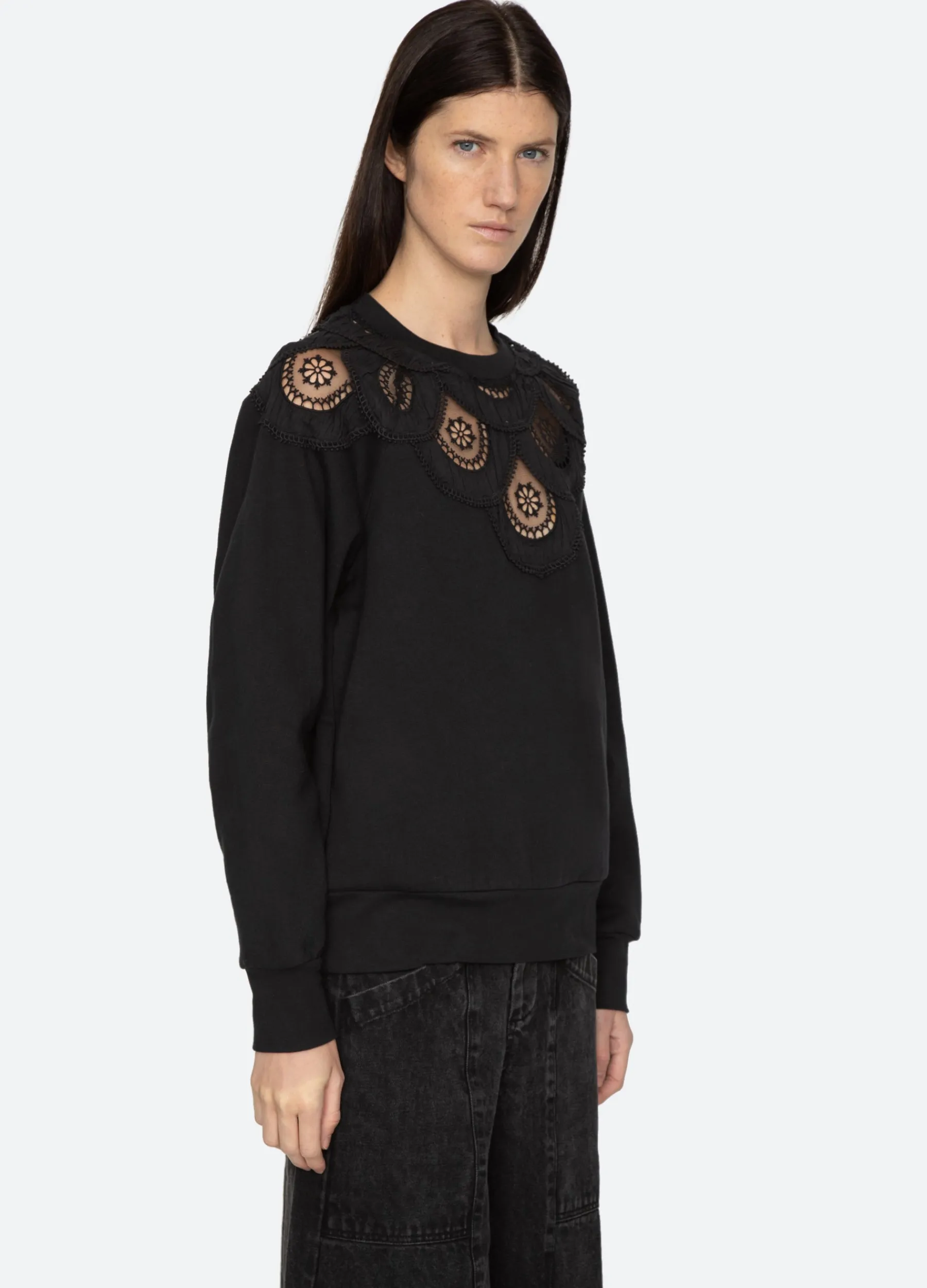 Sale Sea New York Drea Sweatshirt Black