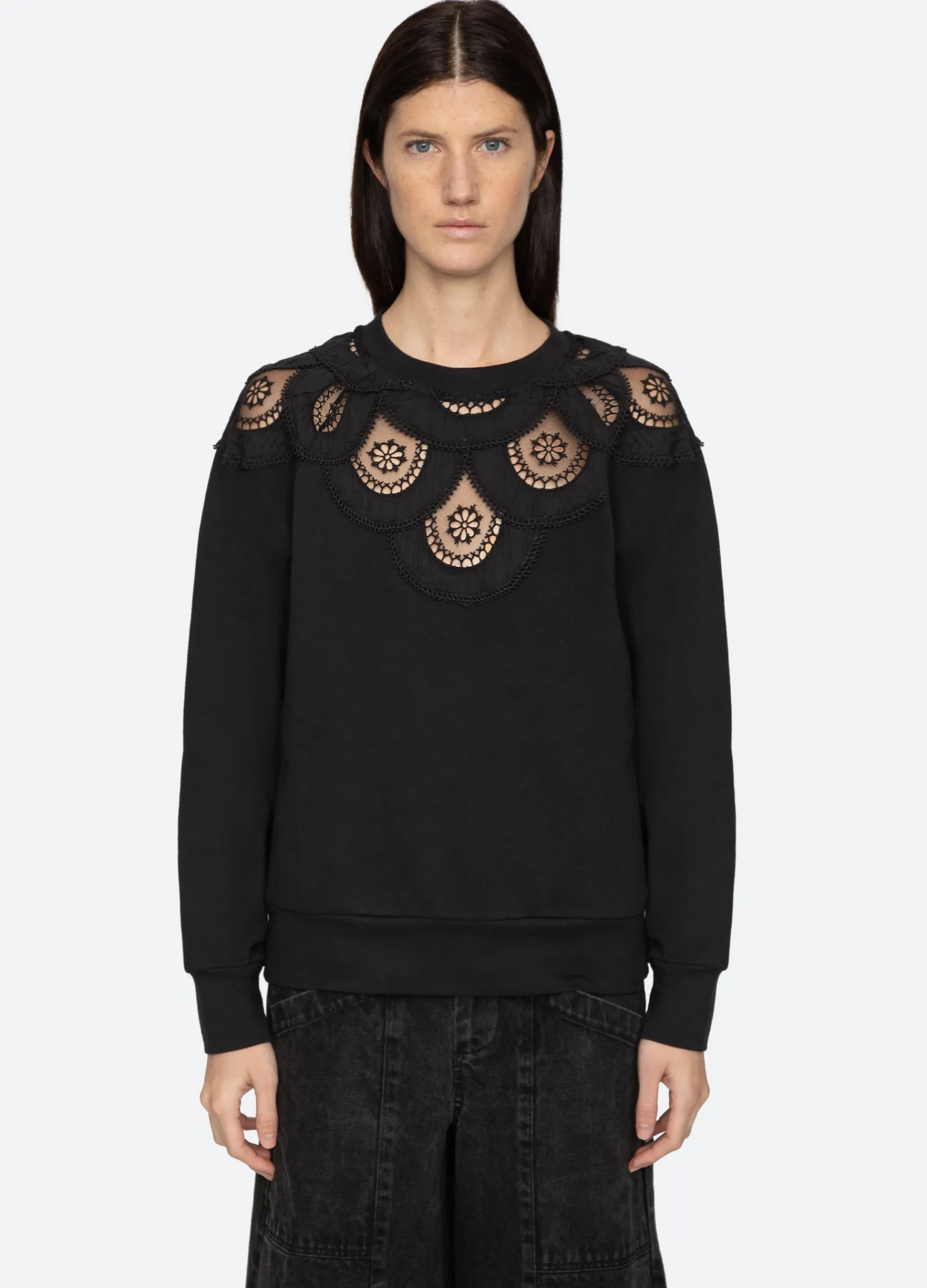Sale Sea New York Drea Sweatshirt Black