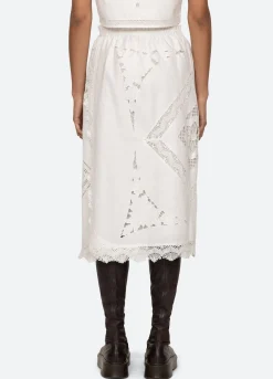 New Sea New York Edith Skirt White