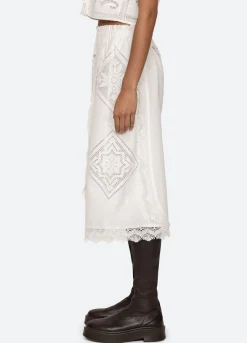 New Sea New York Edith Skirt White
