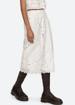 New Sea New York Edith Skirt White