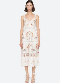 Outlet Sea New York Edwina Dress White